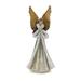 The Holiday Aisle® Serene Winter Angel Statue Set of 2 Resin | 14.5 H x 6.25 W x 4.5 D in | Wayfair FDB57212657A48CC8D248372338E9248