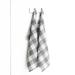 Solino Home Buffalo Checks - 100% Pure Linen Kitchen Towel Linen in Gray/Blue/White | 16.5 H x 26.5 W in | Wayfair SH101KTBC02GYW