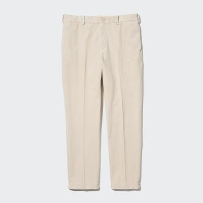 Uniqlo - Cotton Smart Corduroy Ankle Length Trousers - Beige - XXL