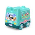 Temacd Baby Toy Car Inertial Gliding Bunny Panda Cartoon Bus Interaction Toys UV 3D Pattern Children Inertia Bus Boy Cartoon Toy Car Birthday Gift B