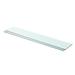 Dcenta 2 Piece Shelves Glass Panel Clear for Living Room Kitchen Bathroom Bedroom Home Office Shop 35.4 x 5.9 Inches (L x W)