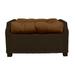 RSH DÃ©cor Indoor Outdoor Single Tufted Ottoman Replacement Cushion **CUSHION ONLY** made with Sunbrella fabric 22 x 20 Canvas Cocoa