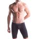 Mundo Unico Men Colombian Athletic Boxer Briefs Long Leg Ropa Interior de Hombre, 96101001 Black, Medium