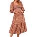 Light Maternity Dress for Women Spring Pregnant Chiffon Dress Small Floral Dress Long Sleeved Dress Pregnants Photography Props Off Shoulders Maternity Dress Hood Coat