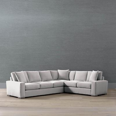 Edessa 2-pc. Left-Arm Facing Sofa Sectional - Linen Crypton Robusta Performance - Frontgate