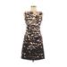 Banana Republic Casual Dress - A-Line Crew Neck Sleeveless: Black Dresses - Women's Size 0 Petite
