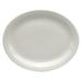 Oneida F9000000359 Oval Buffalo Platter - 11 1/2" x 9 1/2", Porcelain, Cream White