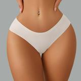 Fanxing Clearance Deals 2023 Panties Clearance Period panty Women Breathable Seamless Yoga Silk Sports Quick-drying Elastic Women s Underwear Briefs White M