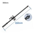 ALSLIAO Rotating Video Live Bracket Microphone Stand Boom Arms Extension Crossbar 55CM