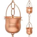 Marrgon Copper Rain Chain - Pot - 3