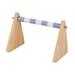 Tabletop Bird Perch Desktop Bird Stand Grinding Claw Bird Training Stand Bird Play Stand for Macaw Finch Cockatoo Lovebird Gym Accessories Blue White 20mm