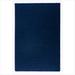 Simply Home - Solid Solid Navy 5 ft. Square Rug - Indoor/Outdoor Rug