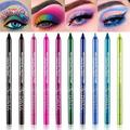 10 Colorful Eyeliner Pen Set Natural Matte Long Lasting Hypoallergenic Eyeliners Colorful Pearl Eyeliner Kit Metallic Eye Shadow Pen Glitter Eyeliner for Women Girl Eye Color Lip Liner Accessories