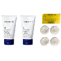 Perricon MD Acne Relief Calming & Soothing Clay Mask 2 oz +10pc Eleganceinlife Cotton Round Makeup Remover Pack of 2