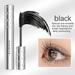 TUTUnaumb Mascara Longer Waterproof Cosmetics For Natural Lengthening And Thickening No Clumping 4D Silk Fiber Mascara Slim Curly Eye Long Curly Black Non Smudging Eye Black Thick-Black