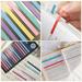 8 Sheets Reading Stickers Fine Page Markers Notebook Sticky Tabs Colored Note Tabs Office Supplies