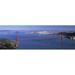 Panoramic Images High angle view of a suspension bridge Golden Gate Bridge San Francisco California USA Poster Print by Panoramic Images - 36 x 12