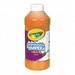 Crayola. Artista II Washable Tempera Paint Orange 16 oz - Orange - 16.000 oz