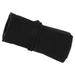 Uxcell Handmade 48 Slots Roll Up Pencil Case Canvas Pencil Wrap Pouch Pen Holder Organizer Black