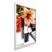 Testrite Visual Products Easy-Open SnapFrames 22 in. X 28 in.Easy Open Snap Frame-Silver