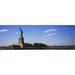 Panoramic Images Statue viewed through a ferry Statue of Liberty Liberty State Park Liberty Island New York City New York State USA Poster Print by Panoramic Images - 36 x 12