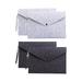 4 Pcs A4 File Folders Felt Folder Solid Color Document Folder Portable Felt Holder Documents Folders Snap Type Briefcase Bag with Loop (2 xDark Grey + 2 x Light Grey)