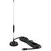 Magic Stick TV Digital Adjustable Antenna MS-ANT80 - Super Magnetic Disc Mount Indoor Outdoor HDTV Antenna - Clear 1080p HD TV - 50 Mile Signal Range Fast Plug 16.5 ft Long Wire as Seen on Television