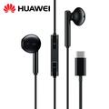 Carevas CM33 USB C Headphones Half in-Ear Wired Earphones w/MIC/ Control Lightweight Corded Type-C Earbuds for Work/Commute/Sports