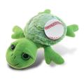 DolliBu Sea Turtle Small Stuffed Animal with Baseball Plush - Soft Huggable Turtle Adorable Playtime Turtle Plush Toy Cute Sea Life Gift Super Soft Plush Doll Animal Toy for Kids and Adults - 11 Inch