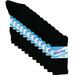 Unisex Diabetic Crew Circulatory Non-Elastic Cotton Socks for Mens & Womens (12 Pairs Black 9-11)