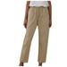 Mrat Ladies Sweatpants Full-Length Pant Wide Leg Casual Pant High Waisted Sweatpants Dress Pants Women Flare Sweatpants Beach Pants Travel Pants Women Khaki S