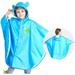 HIBRO Girls Rubber Raincoat Girls Rain Boots Size 12 Kids Rain Wear 3D Cartoon Children Toddler Raincoat Jacket Ponchos for Boy Girl