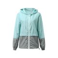 Women Autumn Raincoat Lightweight Waterproof Rain Jackets Hooded Windbreaker