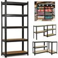 Storage Shelves Garage Shelving 5 Tier Metal Shelves for Storage Kitchen Storage Pantry Shelves Storage Shelf 28 x 12 x 58 Garage Shelves Laundry Room Storage 175KG Per Shelf for Workshop Shed