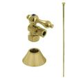 Kingston Brass Traditional Plumbing Toilet Trim Kit Brushed Brass