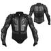 HIMIWAY Motorcycle Full Body Armor Jacket spine chest protection gear Motocross Motos Protector Motorcycle Jacket Armour Black L