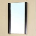 Bellaterra Home Solid Wood Frame Mirror - Black - 19.7x2x31.5