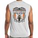 Low Deuce Motorcycle Shirts for Men Sleeveless Biker Shirt Soft and Lightweight Mens Biker T Shirts Motorcycle Shirt White (XL)