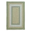 Colonial Mills Rug Montego Lily Pad Green 8ft Square Braided Rug - 100% Polypropylene Material Reversible Braided Construction