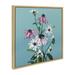 Kate and Laurel Sylvie Delicate Defenses Framed Canvas Wall Art by Emma Daisy 22x22 Natural Beautiful Simple Botanical Wall DÃ©cor