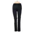 Joe's Jeans Jeans - Low Rise Skinny Leg Denim: Black Bottoms - Women's Size 25 - Black Wash