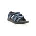 Women's Travelactiv Adventure Sandal by Propet in Navy (Size 7 M)