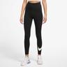 NIKE Damen Tight W NSW NK CLSC GX HR TGHT SWSH, Größe XXL in Weiß