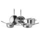 Misen Stainless Steel Pots and Pans Set - Stainless Steel Cookware Set - 9 Piece Essential Kitchen Cookware Sets