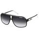 Carrera Unisex's Grand Prix 2 9O T4M Sunglasses, Black White/Grey Gradient, 64