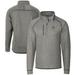 Men's Cutter & Buck Heather Gray Georgia Bulldogs Alumni Logo Mainsail Sweater-Knit Half-Zip Pullover Jacket