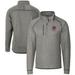 Men's Cutter & Buck Heather Gray Texas A&M Aggies Alumni Logo Mainsail Sweater-Knit Half-Zip Pullover Jacket