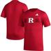 Men's adidas Scarlet Rutgers Knights Pregame AEROREADY T-Shirt