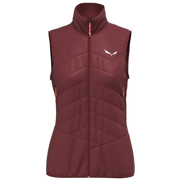 Salewa - Women's Ortles Hybrid TWR Vest - Wollweste Gr 34 rot