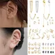 Neue Lange Quaste Ohr Manschette Multilayer Kein Piercing Haken Clip Ohrringe für Frauen Einfache